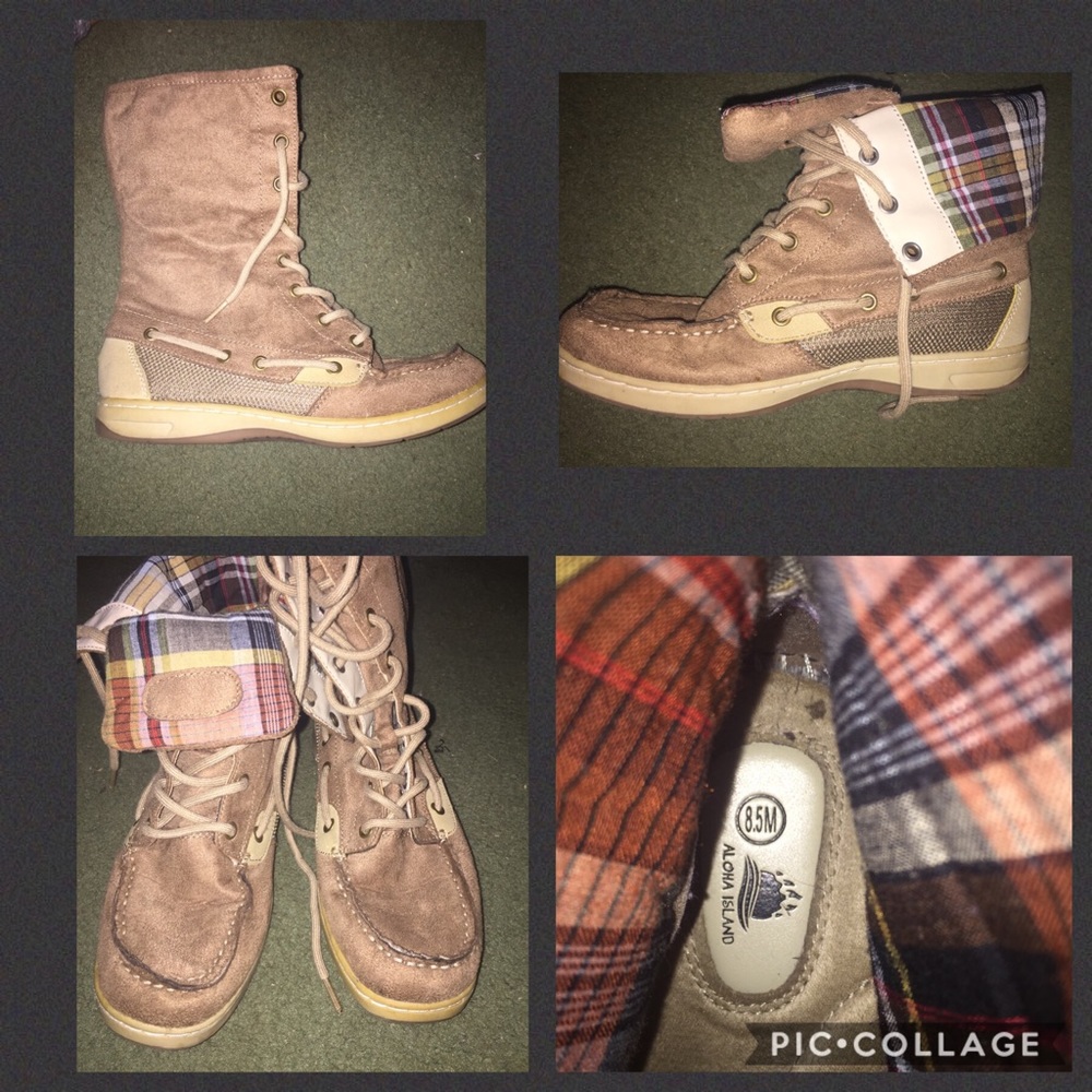 Boat shoes style boots